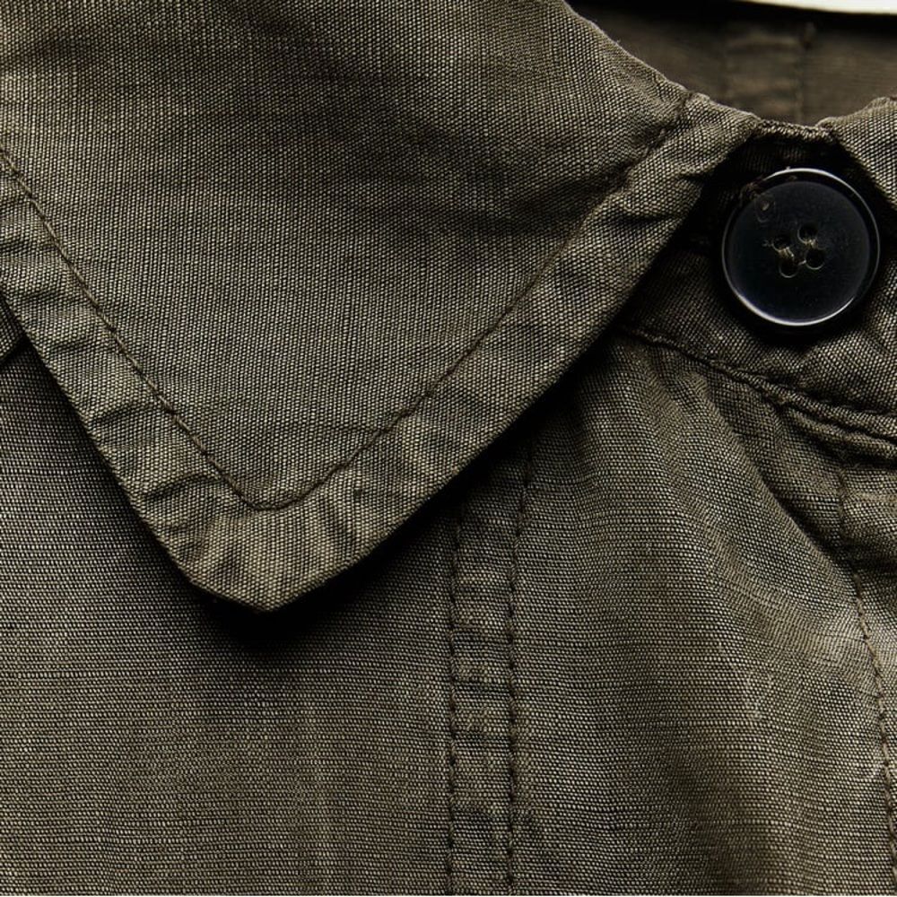 ZARA ZW COLLECTION WASHED LYOCELL TRENCH - Picture 4 of 16